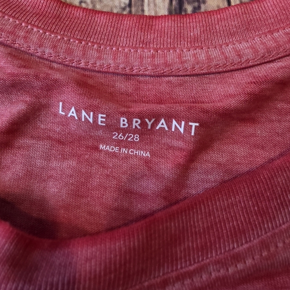 Lane Bryant Size 26/28 Patriotic USA Casual Tee Shirt Short Sleeve - Picture 4 of 8